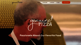 What Genuinepizza.com website looked like in 2019 (4 years ago)