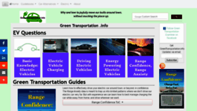What Greentransportation.info website looked like in 2019 (4 years ago)