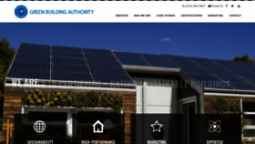 What Greenbuildingauthority.com website looked like in 2019 (4 years ago)