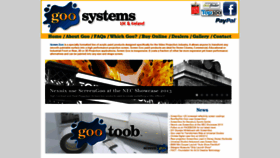 What Goosystems.co.uk website looked like in 2019 (4 years ago)