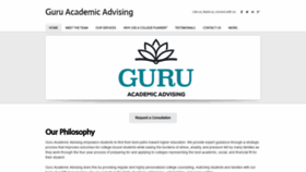 What Guruacademicadvising.com website looked like in 2019 (4 years ago)