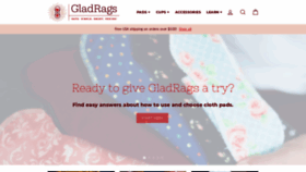 What Gladrags.com website looked like in 2019 (4 years ago)