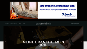 What Gastrojob.ch website looked like in 2019 (5 years ago)
