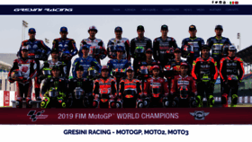What Gresiniracing.com website looked like in 2019 (4 years ago)