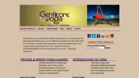 What Gentilcoreyoga.com website looked like in 2019 (4 years ago)