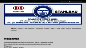 What Grabow-kampe.de website looked like in 2019 (4 years ago)