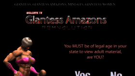 What Giantessamazons.com website looked like in 2019 (4 years ago)