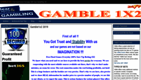 What Gamble1x2.com website looked like in 2019 (4 years ago)
