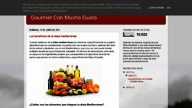 What Gourmetconmuchogusto.es website looked like in 2019 (4 years ago)