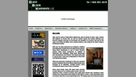 What Glassblockwarehouse.net website looked like in 2019 (4 years ago)