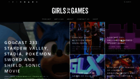 What Girlsongames.ca website looked like in 2019 (4 years ago)