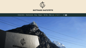 What Gotthardraststaette.ch website looked like in 2019 (4 years ago)