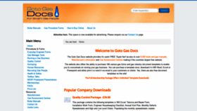 What Gotogasdocs.co.uk website looked like in 2019 (4 years ago)