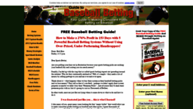 What Guide-to-baseball-betting.com website looked like in 2019 (4 years ago)