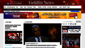 What Goldfmnews.lk website looked like in 2019 (4 years ago)