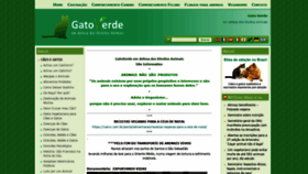 What Gatoverde.com.br website looked like in 2019 (4 years ago)