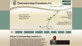 What Gastroenterologyconsultants.net website looked like in 2019 (4 years ago)