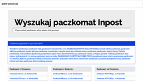 What Gdzie-paczka.pl website looked like in 2019 (4 years ago)