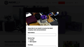 What Gunthermele.com website looked like in 2019 (5 years ago)