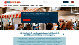 What Ggznederland.nl website looked like in 2019 (4 years ago)