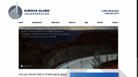 What Girouxglass.com website looked like in 2019 (4 years ago)