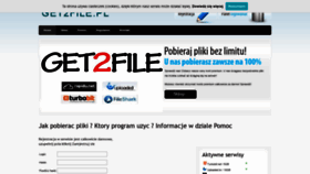 What Get2file.pl website looked like in 2019 (4 years ago)