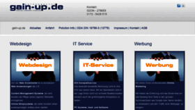 What Gain-up.de website looked like in 2019 (4 years ago)