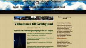 What Gribbylund.se website looked like in 2019 (4 years ago)