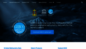 What Gebco.net website looked like in 2019 (4 years ago)