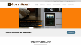 What Guestserv.com website looked like in 2019 (4 years ago)