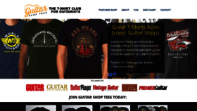 What Guitarshoptees.com website looked like in 2019 (4 years ago)