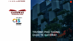 What Gateway.edu.vn website looked like in 2019 (5 years ago)