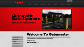 What Gatemaster.co.nz website looked like in 2019 (4 years ago)