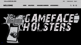What Gamefaceholsters.com website looked like in 2019 (4 years ago)