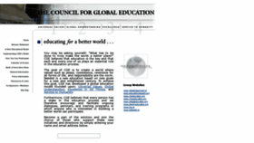 What Globaleducation.org website looked like in 2019 (4 years ago)