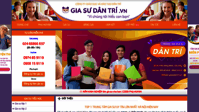 What Giasudantri.vn website looked like in 2019 (4 years ago)