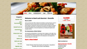 What Goodluckgourmetga.com website looked like in 2019 (4 years ago)