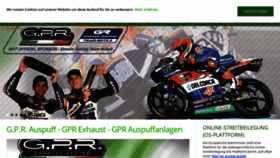 What Gpr-auspuff.de website looked like in 2019 (4 years ago)
