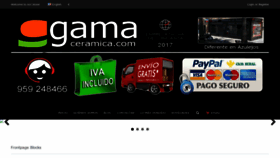 What Gamaceramica.com website looked like in 2019 (4 years ago)
