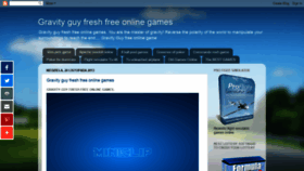 What Gravity-guy-fresh-free-online-games.blogspot.com website looked like in 2019 (4 years ago)