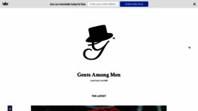 What Gentsamongmen.com website looked like in 2019 (4 years ago)