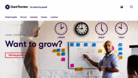 What Grantthornton.ro website looked like in 2019 (4 years ago)