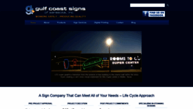 What Gulfcoastsigns.com website looked like in 2019 (4 years ago)