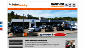 What Guenther-autos.de website looked like in 2019 (4 years ago)