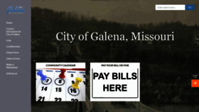 What Galenacityhall.org website looked like in 2019 (4 years ago)