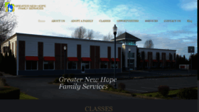 What Greaternewhopefamilyservices.com website looked like in 2019 (4 years ago)