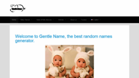 What Gentlename.com website looked like in 2019 (4 years ago)