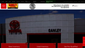 What Ganleytoyota.com website looked like in 2019 (4 years ago)