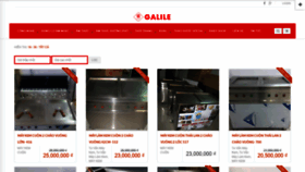 What Galile.vn website looked like in 2019 (4 years ago)