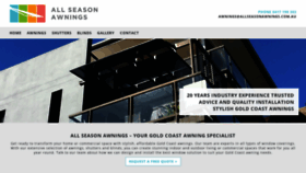 What Goldcoastawnings.net.au website looked like in 2019 (4 years ago)